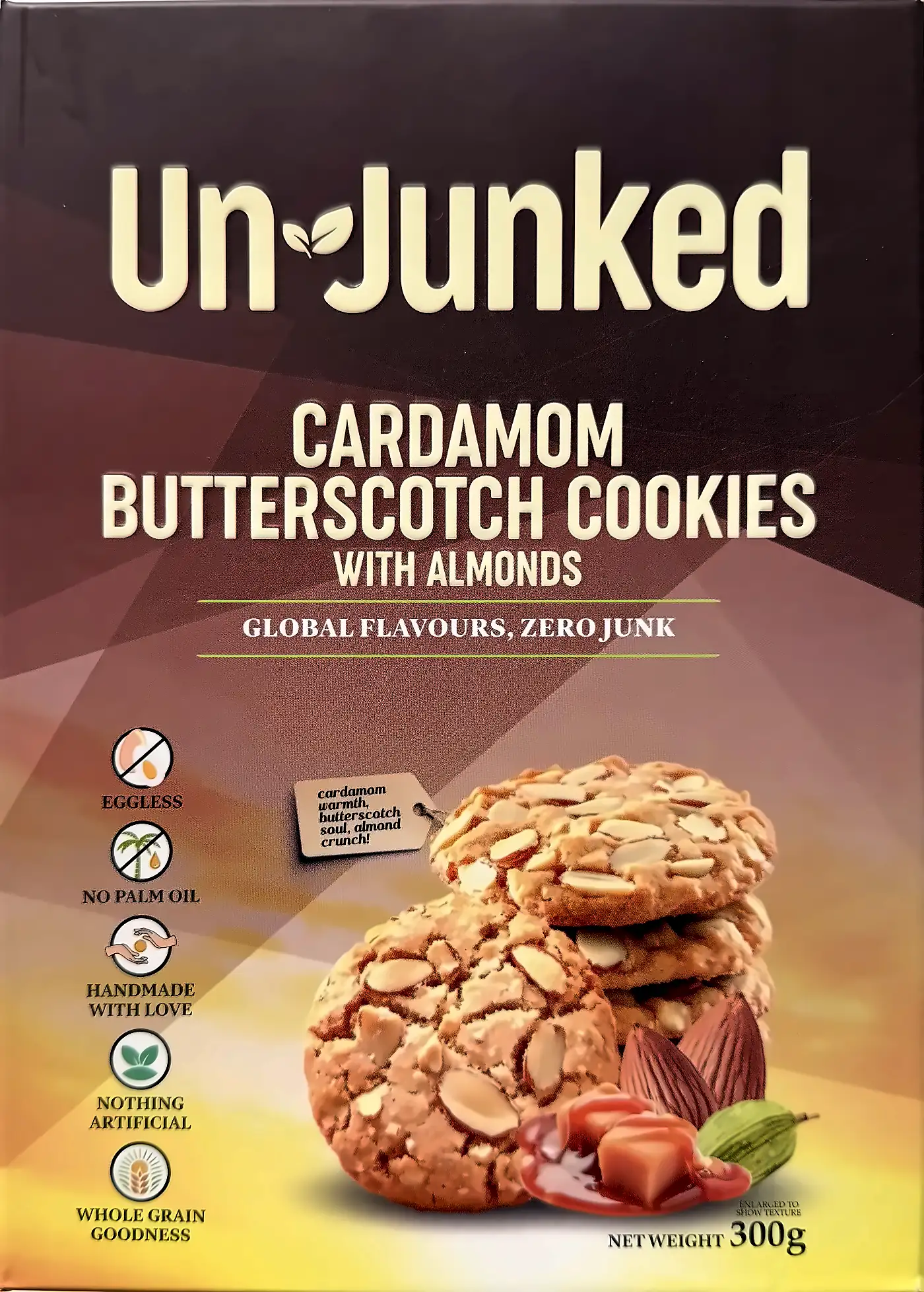 Un-Junked Cardamom Butterscotch Cookies, 300g