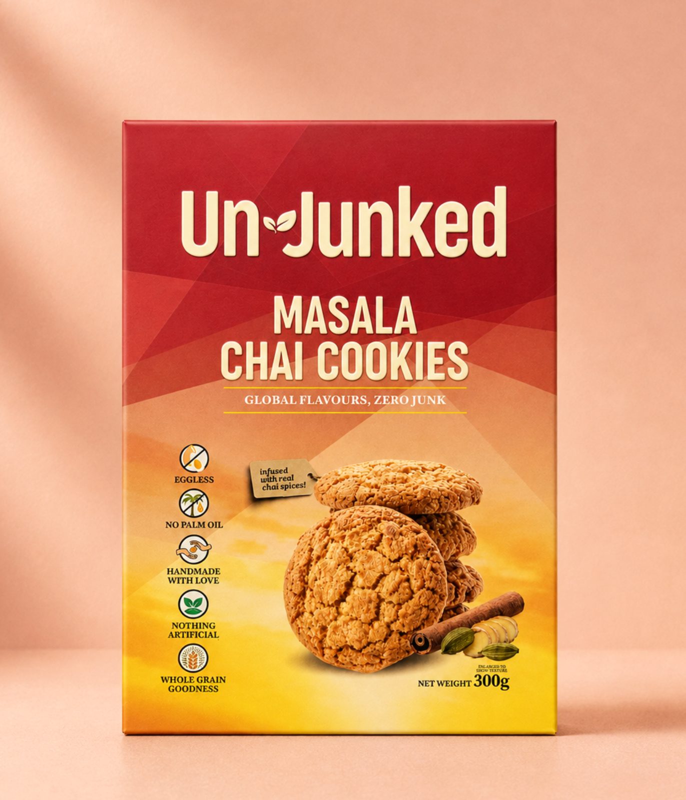 Un-Junked Masala Chai Cookies, 300g