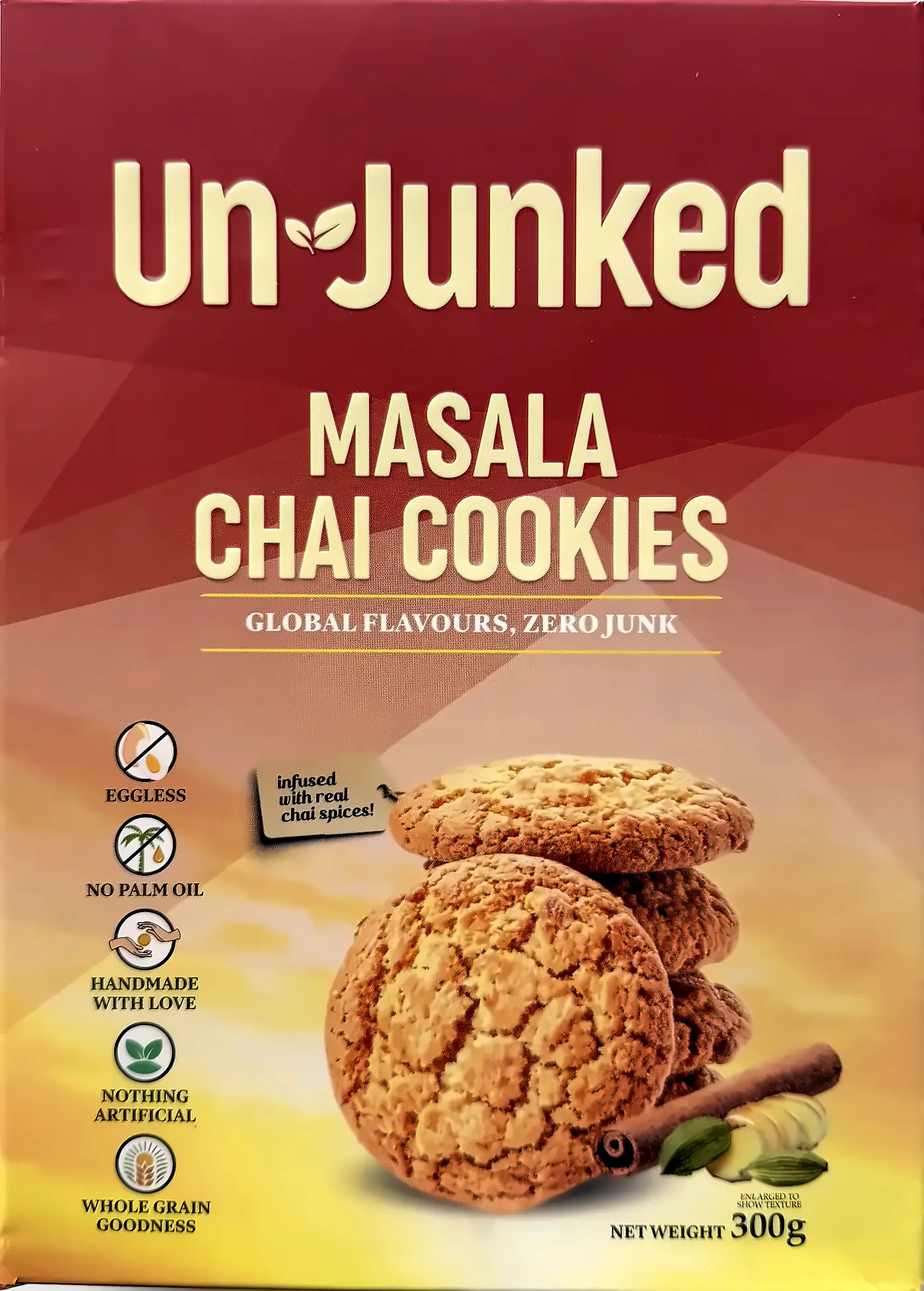 Un-Junked Masala Chai Cookies, 300g