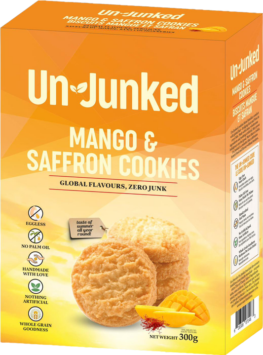 Mango & Saffron Cookies