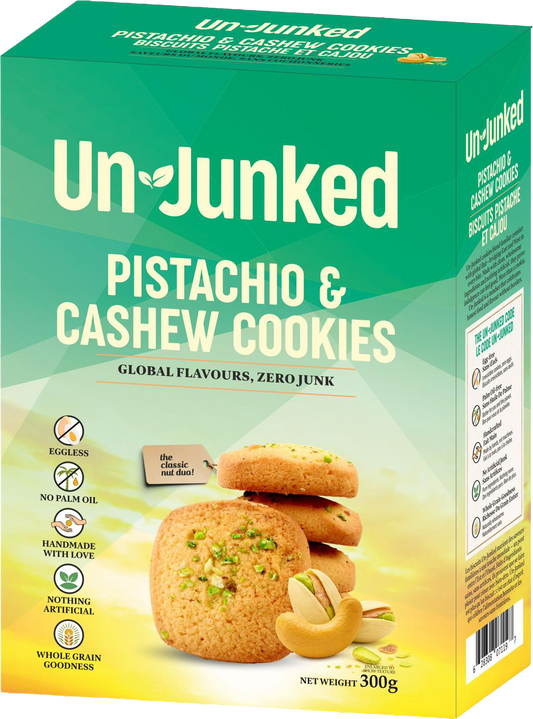 Pistachio Cashew Cookies